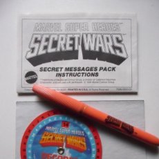 Figuras y Muñecos Secret Wars: MARVEL SECRET WARS SECRET MESSAGES MATTEL 1984