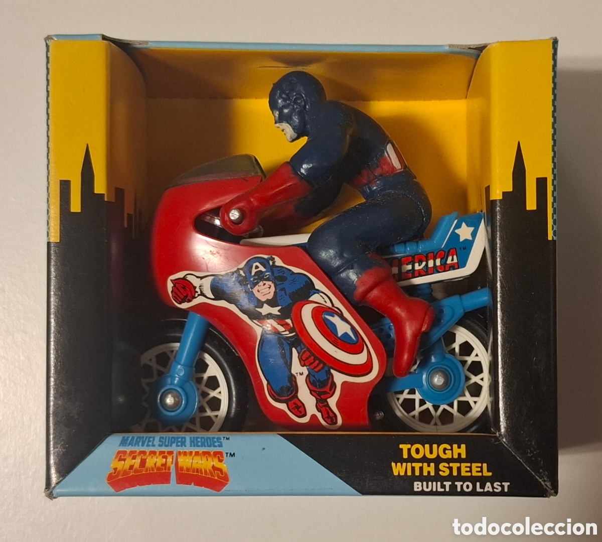 Figuras y Mu&ntilde;ecos Secret Wars: Capitan America moto Secret Wars Buddy L 1983
