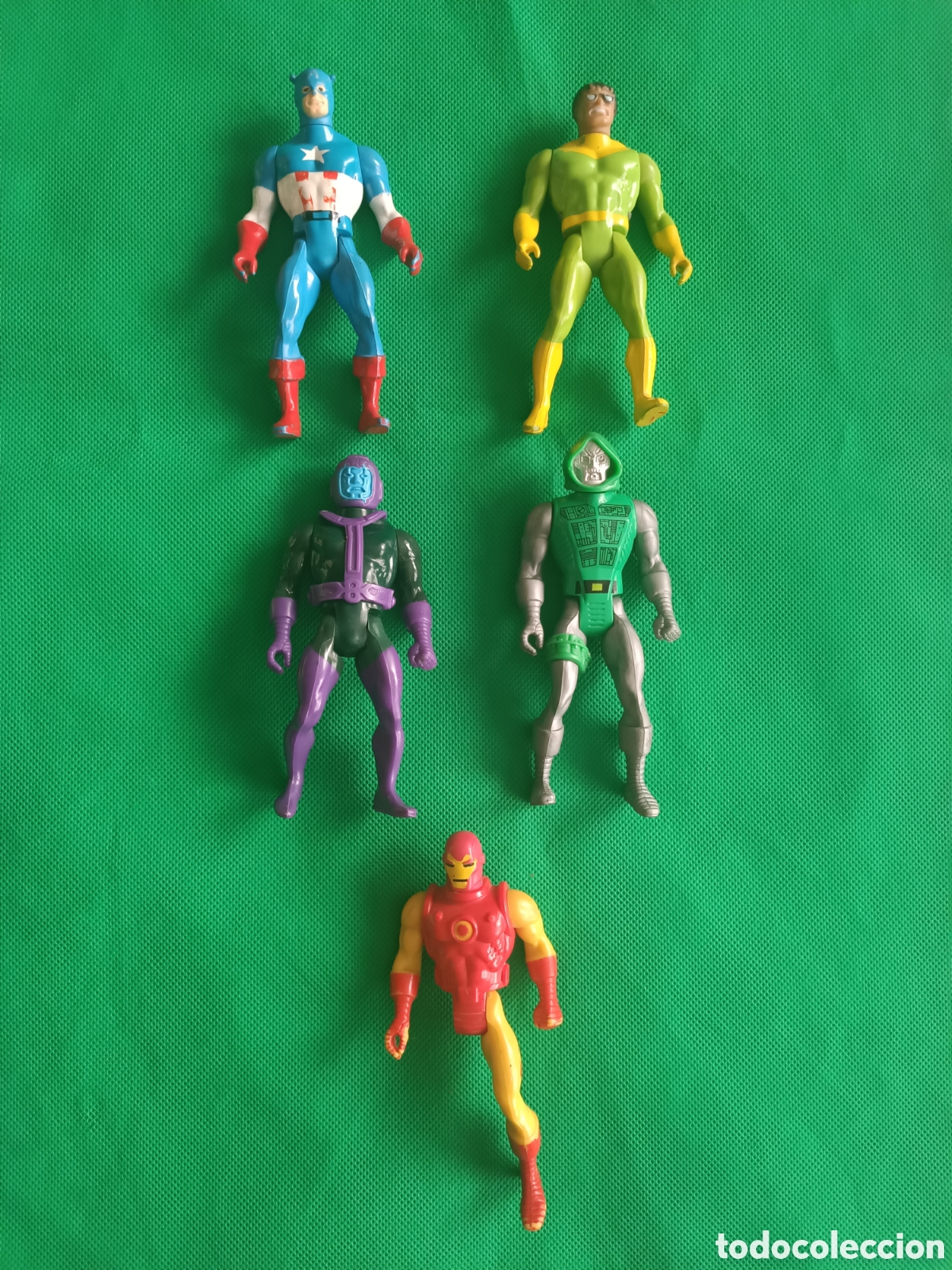 Figuras y Mu&ntilde;ecos Secret Wars: Figuras Secret Wars Mattel 1984 Capit&aacute;n Am&eacute;rica, Doctor Octopus Kang Doctor Doom Iron Man