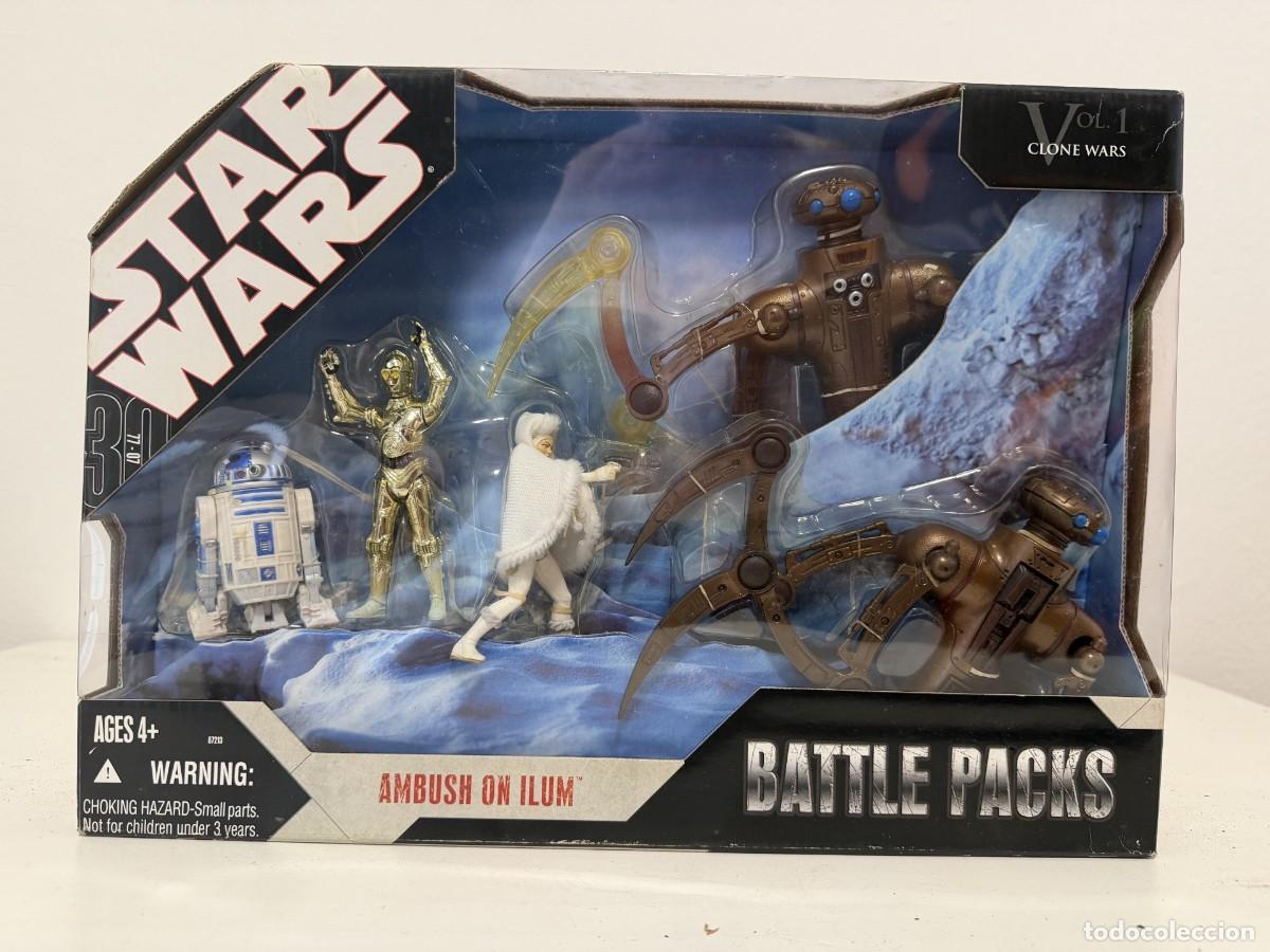 Figuras y mu&ntilde;ecos Secret Wars: Star Wars Battle Packs &ldquo;Ambush on Ilum&rdquo; (Clone Wars Vol. 1), The Saga Collection &mdash; Hasbro, 2006