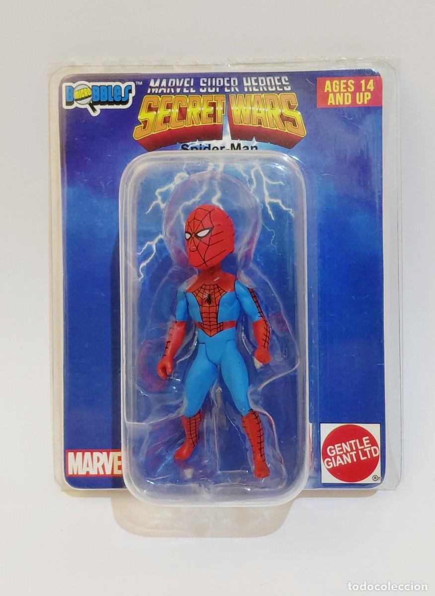 Figuras y mu&ntilde;ecos Secret Wars: MARVEL SUPER HEROES SECRET WARS MICRO BOBBLES SPIDERMAN GENTLE GIANT LTD.