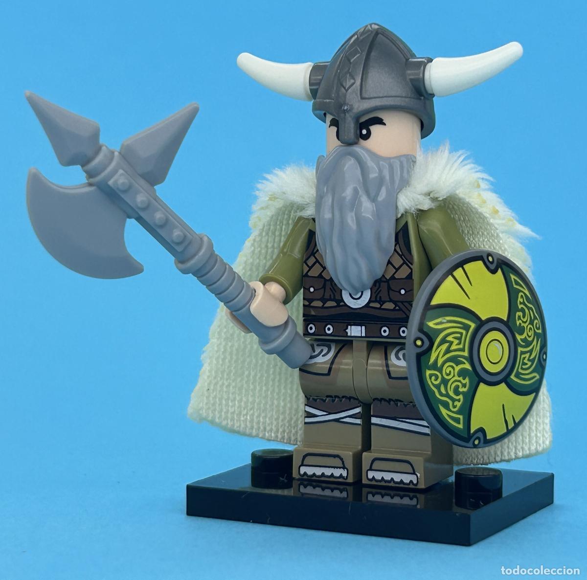 Figuras y mu&ntilde;ecos Secret Wars: Vikingo v4 (Vikings) minifigura mu&ntilde;eco medieval figura compatible juguete coleccionable nueva