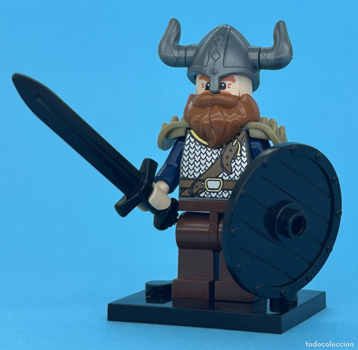 Figuras y mu&ntilde;ecos Secret Wars: Vikingo v6 (Vikings) minifigura mu&ntilde;eco medieval figura compatible juguete coleccionable nueva