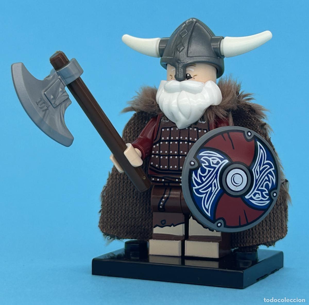 Figuras y mu&ntilde;ecos Secret Wars: Vikingo v5 (Vikings) minifigura mu&ntilde;eco medieval figura compatible juguete coleccionable nueva