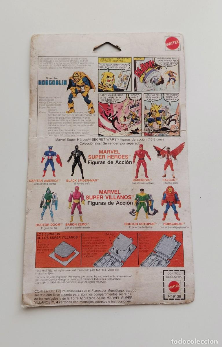 Figuras y mu&ntilde;ecos Secret Wars: HOBGOBLIN CARDBACK MARVEL SECRET WARS ESPA&Ntilde;OL - Foto 2