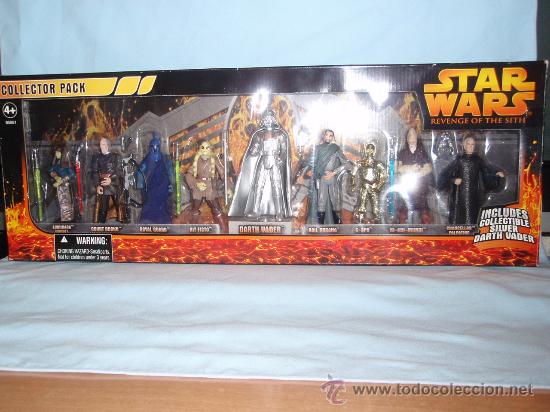 Star Wars Revenge of The Sith Collector 9pk W Silver Darth Vader ROTS 2005 for sale online 
