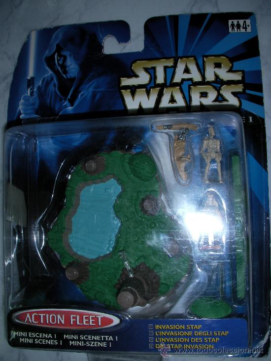 Figuras y mu&ntilde;ecos Star Wars: ACTION FLEET MINI ESCENA INVASION STAP - Foto 1