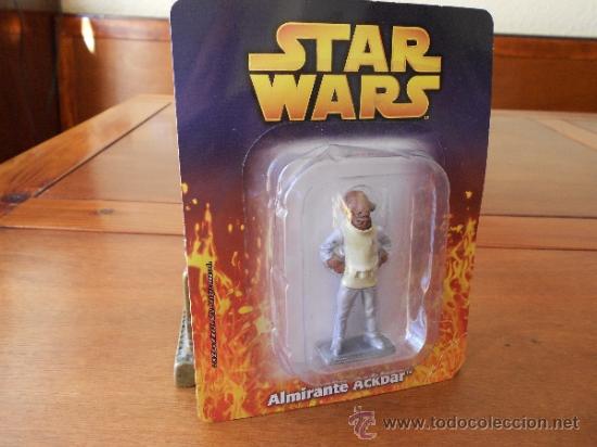 Figurines et Jouets Star Wars: STAR WARS: ALMIRANTE ACKBAR (LUCASFILM & TM LTD 2005) FIGURA METAL SIN ESTRENAR. ESCALA 1:32
