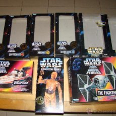 Figuras y Muñecos Star Wars: LOTE DE ANTIGUAS CAJAS VACÍAS DE FIGURAS Y VEHÍCULOS STAR WARS (VER FOTOS)