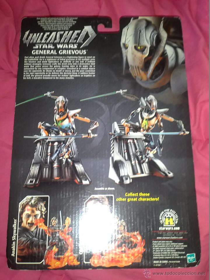 Figuras y mu&ntilde;ecos Star Wars: Figura de lujo STAR WARS UNLEASHED del General GRIEVOUS. - Foto 2