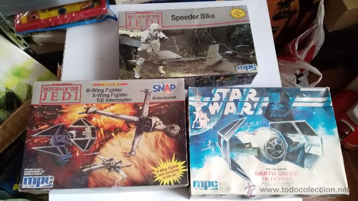 Figuras y mu&ntilde;ecos Star Wars: lote de 4 cajas  star wars mpc - Foto 1