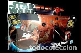 Figuras y mu&ntilde;ecos Star Wars: Star wars sith speeder + darth maul - Foto 1