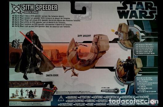 Figuras y mu&ntilde;ecos Star Wars: Star wars sith speeder + darth maul - Foto 2