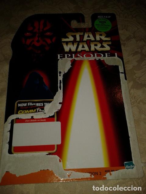 Figuras y mu&ntilde;ecos Star Wars: CARDBACK DE DARTH SIDIOUS. STAR WARS E1. EPISODE 1 THE PHANTOM MENACE - Foto 1