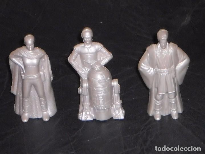 Figuras y mu&ntilde;ecos Star Wars: LOTE 3 FIGURAS - STAR WARS - KELLOGS 2002 &ndash; PLASTICO CON VISOR - Foto 5