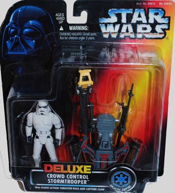 Figuras y mu&ntilde;ecos Star Wars: STAR WARS - DELUXE CROWD CONTROL STORMTROOPER - - Foto 1