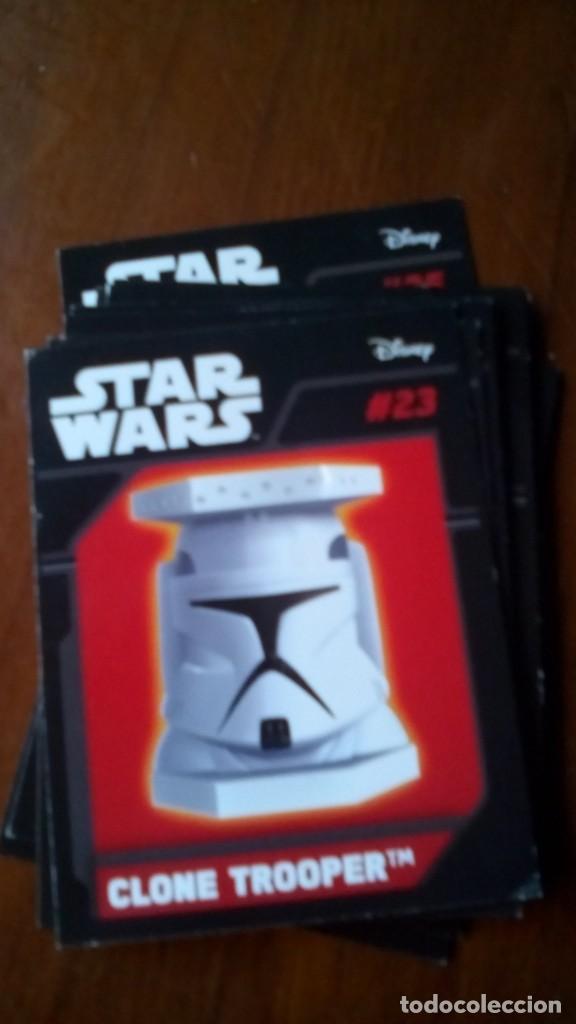 Figuras y mu&ntilde;ecos Star Wars: Abatons STAR WARS  23 CLONE TROOPER  cromo - Foto 1