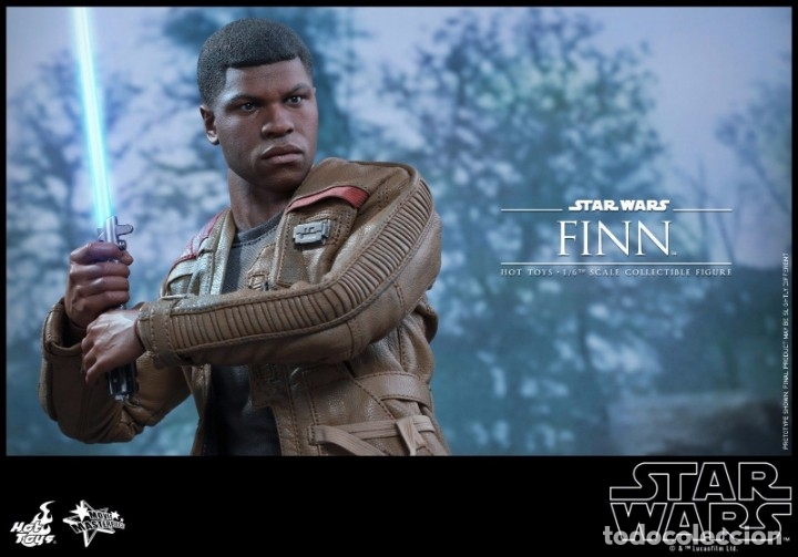 Figuras y Muñecos Star Wars: Hot Toys Star Wars Episodio 7 doble pack Finn & First Order Riot control Stormtrooper - Foto 4 - 150013350