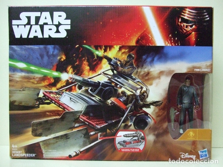 desert landspeeder + figura finn 