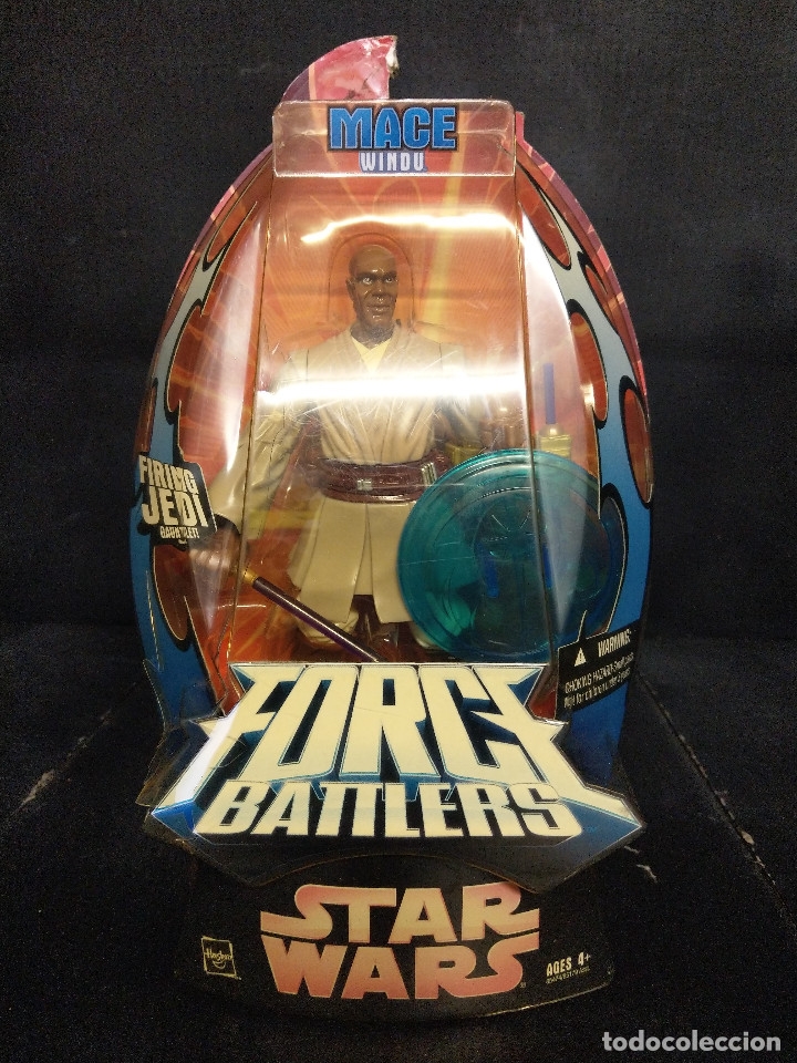 Figuras y mu&ntilde;ecos Star Wars: Star Wars Mace Windu- Hasbro 2005 - Foto 1