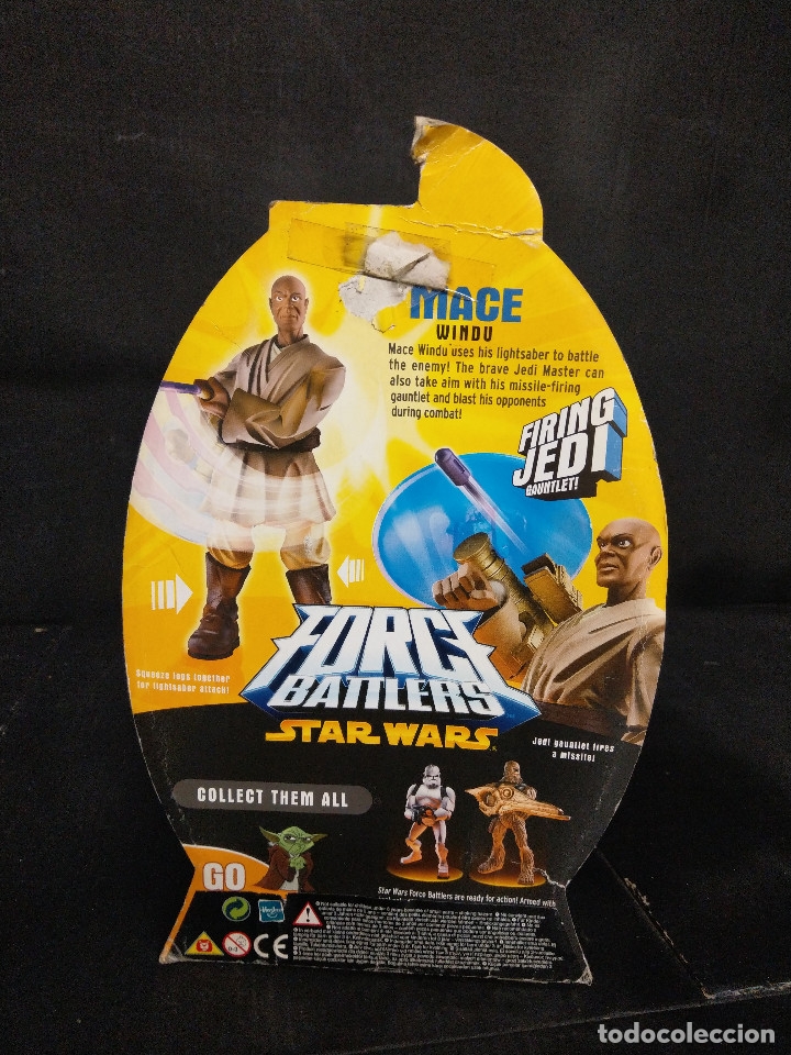 Figuras y mu&ntilde;ecos Star Wars: Star Wars Mace Windu- Hasbro 2005 - Foto 2