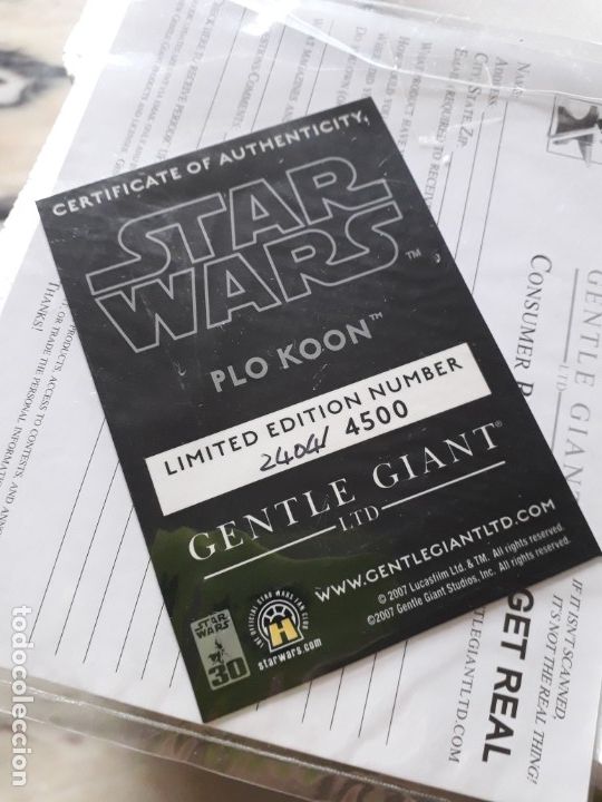 Figuras y mu&ntilde;ecos Star Wars: star wars plo koon bust - Foto 3