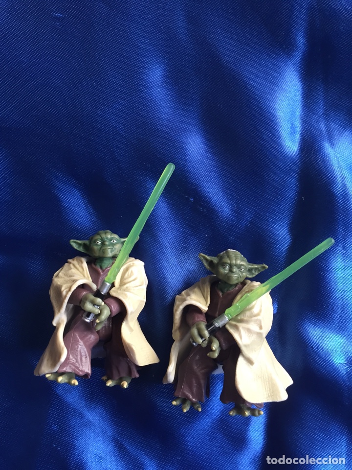 Figuras y mu&ntilde;ecos Star Wars: Star Wars Yoda lote de 2 - Foto 2