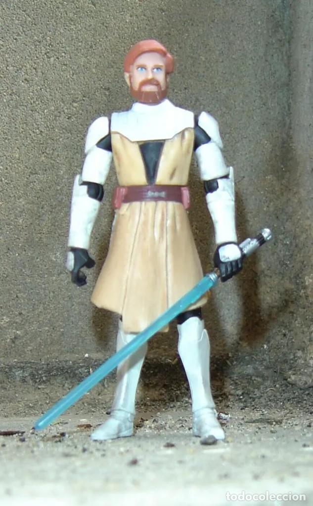 Figuras y mu&ntilde;ecos Star Wars: OBI WAN KENOBI.GUERRAS CLON.HASBRO 2008. - Foto 1