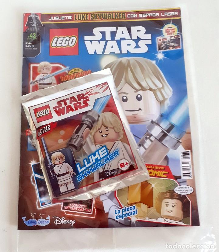 Revista LEGO® Star Wars Nº 43 Figura de Luke Skywalker 