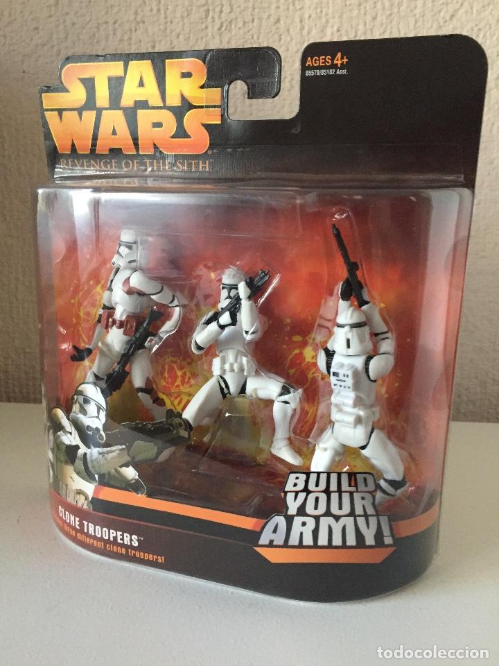Star Wars Revenge of the Sith BUILD YOUR ARMY CLONE TROOPERS GREEN 2005