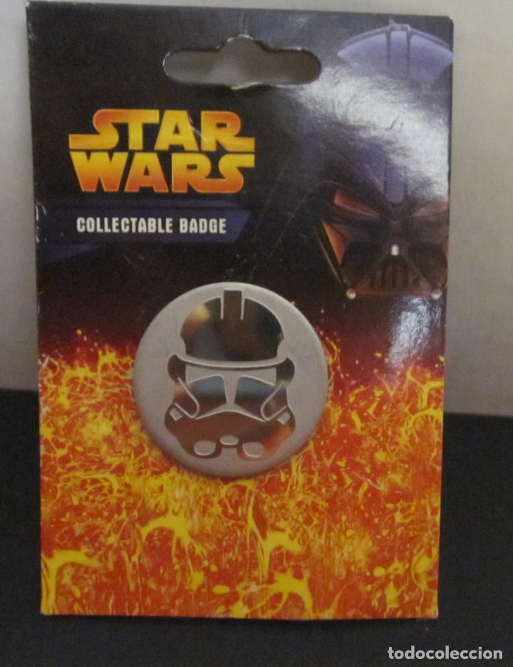 Figuras y mu&ntilde;ecos Star Wars: STAR WARS PIN ORIGINAL - LOGO CLONE TROOPER - Foto 1
