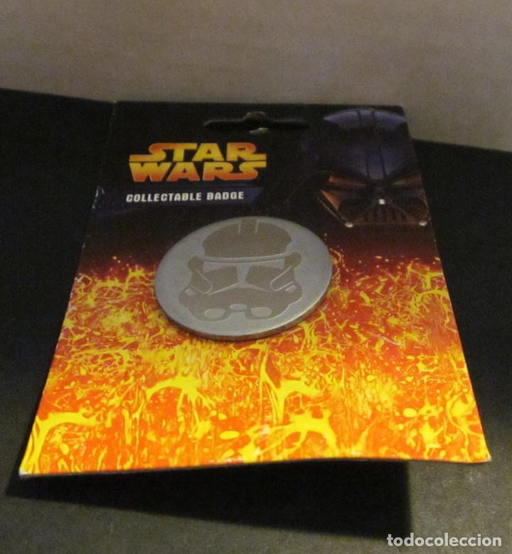 Figuras y mu&ntilde;ecos Star Wars: STAR WARS PIN ORIGINAL - LOGO CLONE TROOPER - Foto 2