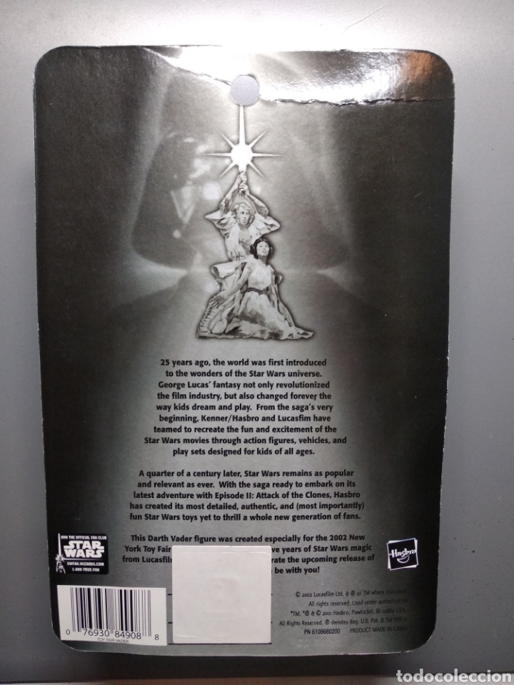 Figuras y mu&ntilde;ecos Star Wars: Darth Vader toy fair 2002 - Foto 2