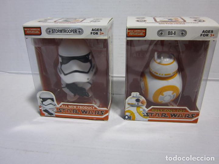 Figuras y mu&ntilde;ecos Star Wars: BB-8 / STORMTROOPER ROLY POLY SET - Foto 1