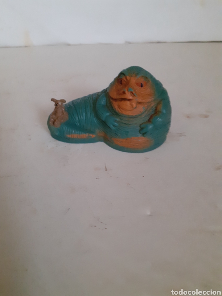 Figuras y mu&ntilde;ecos Star Wars: FIGURA JAVA JABBA STAR WARS POSIBLE MICRO MACHINES EN GOMA - Foto 1