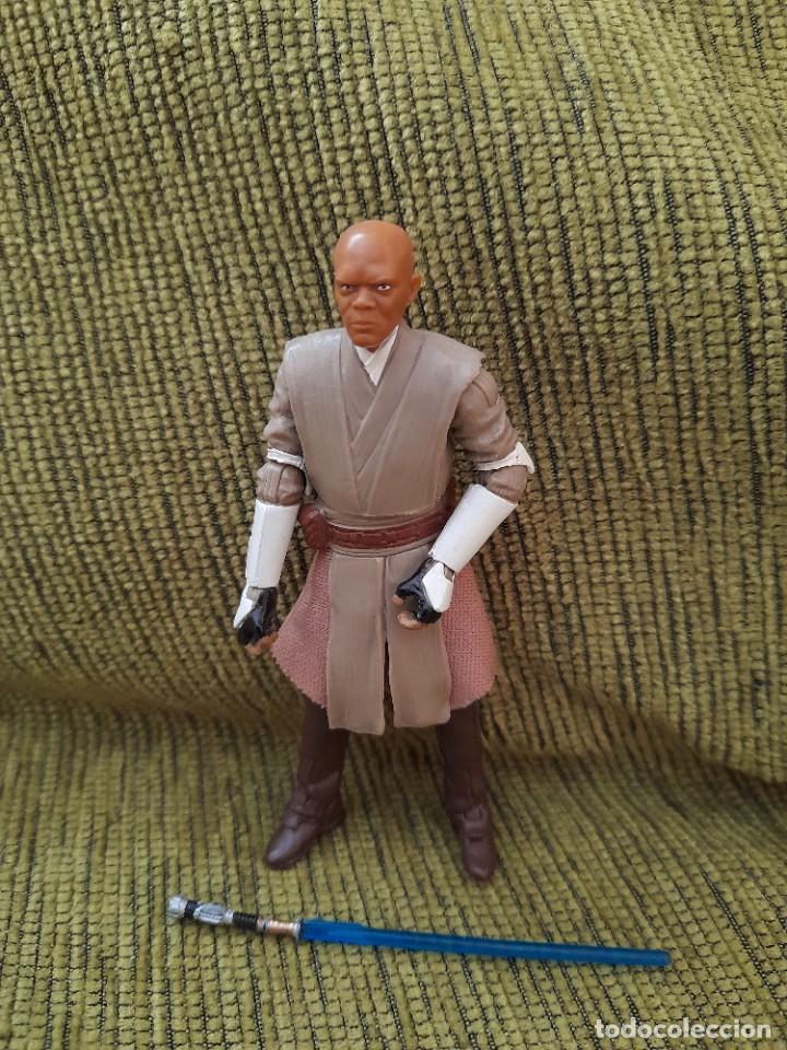 Figuras y mu&ntilde;ecos Star Wars: Star wars hasbro Mace Windu - Foto 1