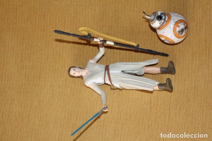 Figuras y mu&ntilde;ecos Star Wars: Rey Skywalker y su robot BB-8 - Foto 6