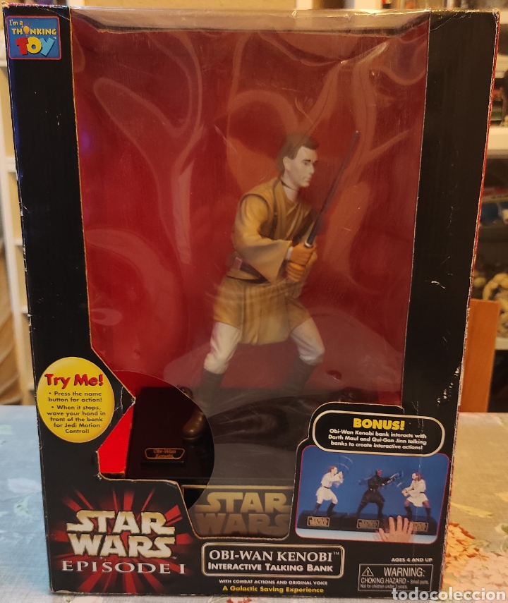 Figuras y mu&ntilde;ecos Star Wars: OBI-WAN KENOBI.INTERACTIVE TALKING BANK. - Foto 7