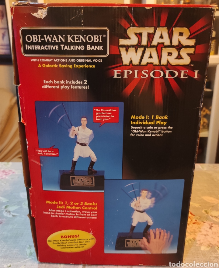 Figuras y mu&ntilde;ecos Star Wars: OBI-WAN KENOBI.INTERACTIVE TALKING BANK. - Foto 8