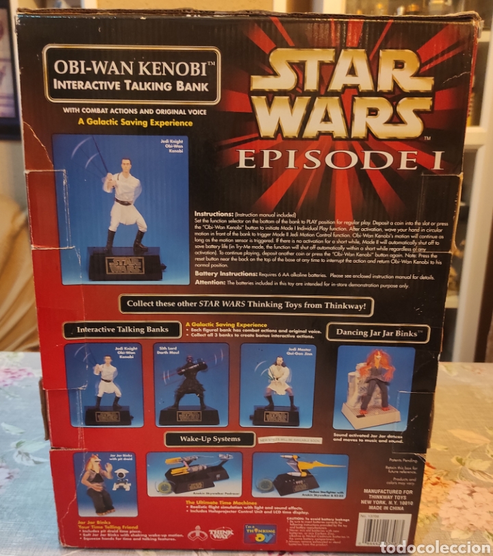 Figuras y mu&ntilde;ecos Star Wars: OBI-WAN KENOBI.INTERACTIVE TALKING BANK. - Foto 9