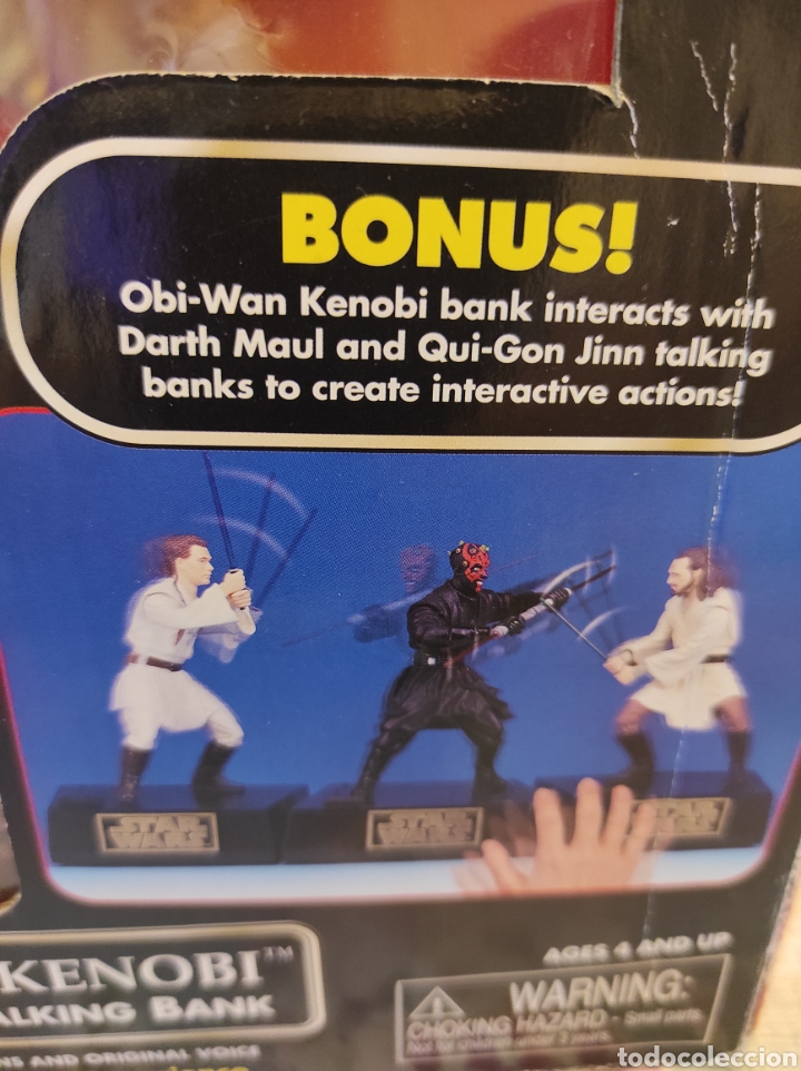 Figuras y mu&ntilde;ecos Star Wars: OBI-WAN KENOBI.INTERACTIVE TALKING BANK. - Foto 12