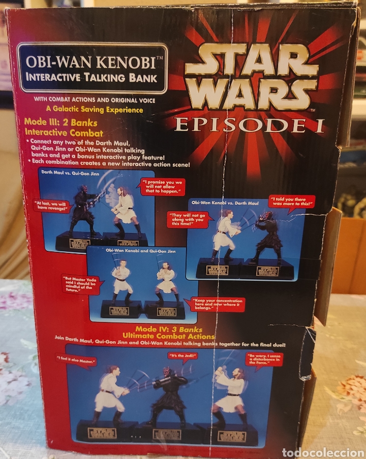 Figuras y mu&ntilde;ecos Star Wars: OBI-WAN KENOBI.INTERACTIVE TALKING BANK. - Foto 13