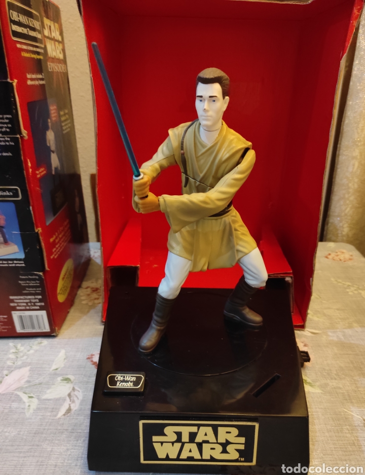 Figuras y mu&ntilde;ecos Star Wars: OBI-WAN KENOBI.INTERACTIVE TALKING BANK. - Foto 1