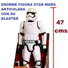 Figuras y Muñecos Star Wars: SUPER FIGURA ARTICULADA STAR WARS - ALTO 47 CMS - SOLDADO ASALTO STORMTROOPER GUERRA DE LAS GALAXIAS