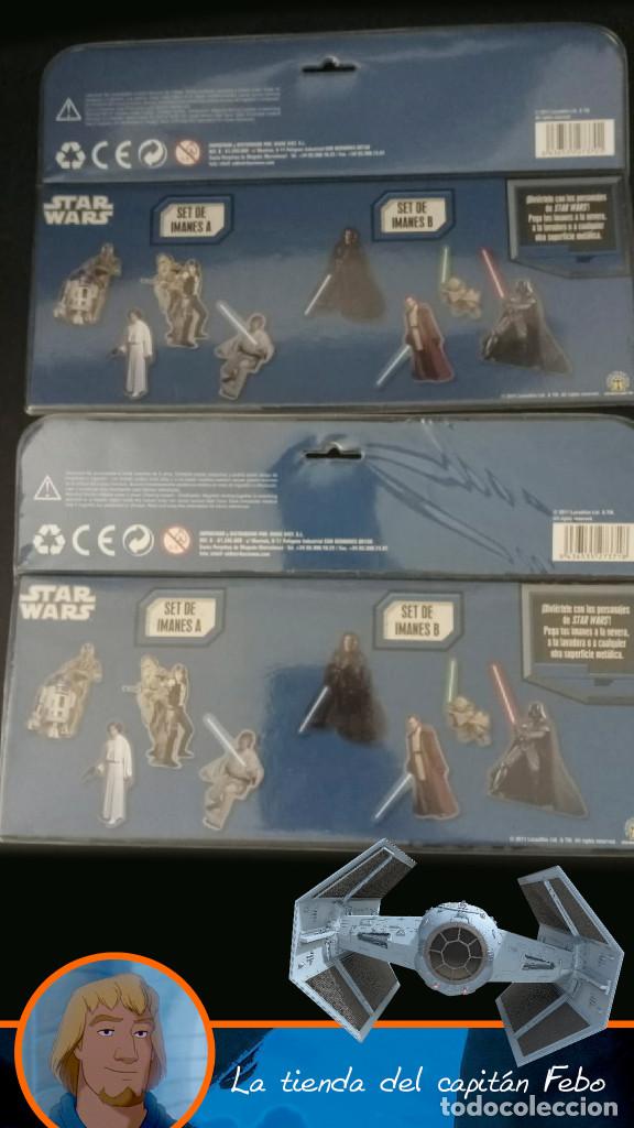 Figuras y mu&ntilde;ecos Star Wars: 2 Sets de imanes Star Wars - Foto 2