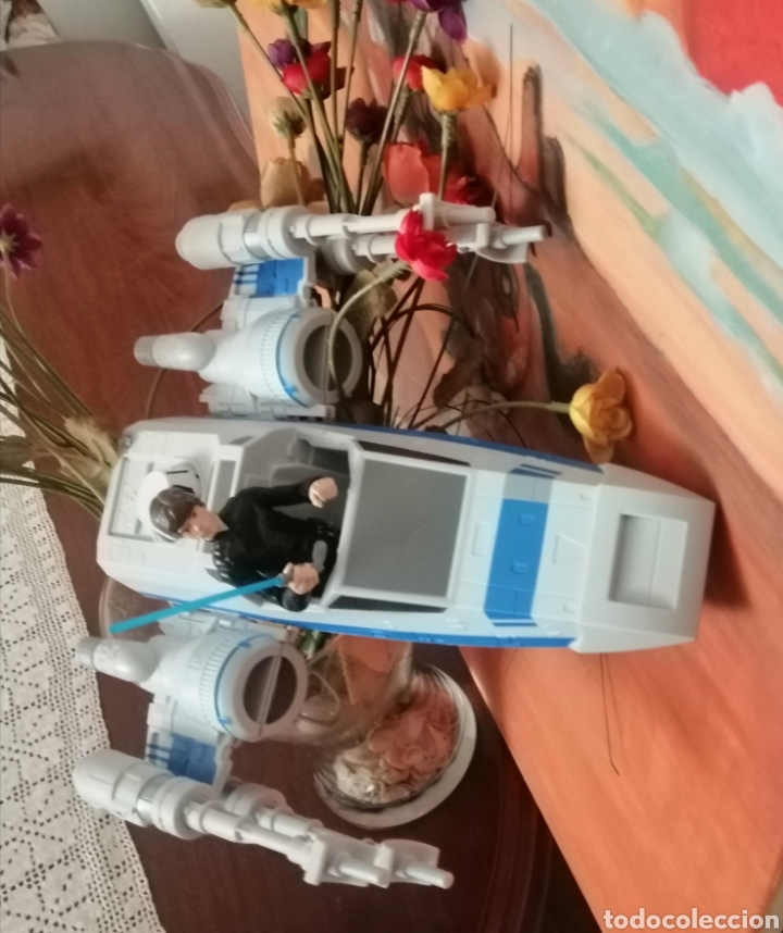 Figuras y mu&ntilde;ecos Star Wars: Nave Star Wars con Luke Skywalker - Foto 2