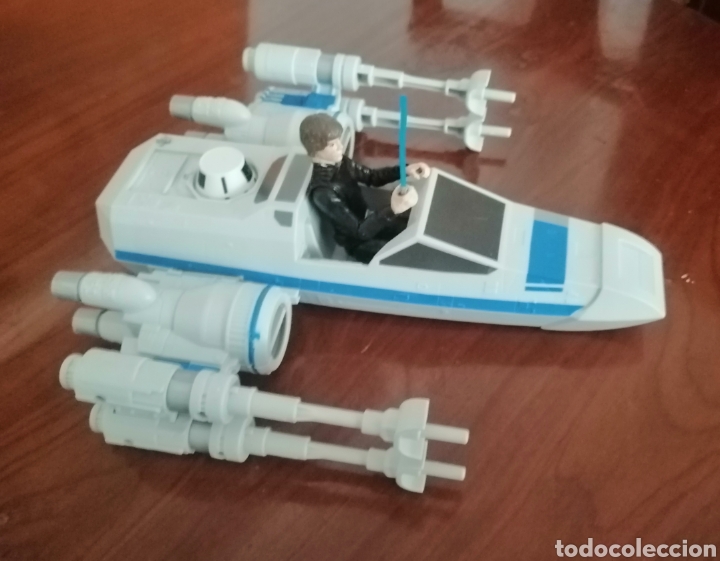 Figuras y mu&ntilde;ecos Star Wars: Nave Star Wars con Luke Skywalker - Foto 4
