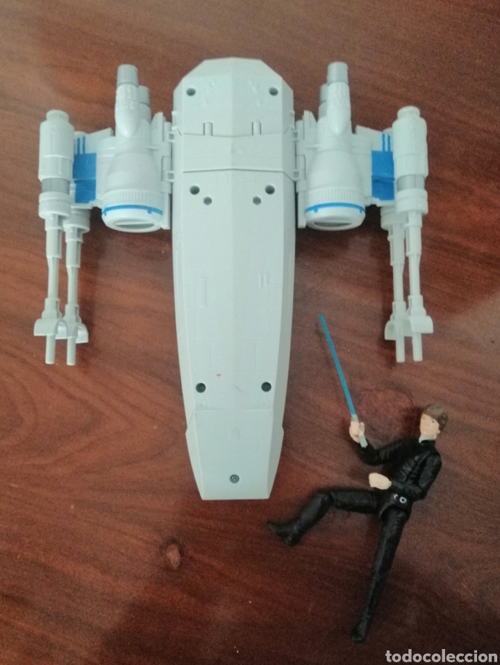 Figuras y mu&ntilde;ecos Star Wars: Nave Star Wars con Luke Skywalker - Foto 8