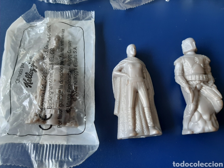 Figuras y mu&ntilde;ecos Star Wars: Lote completo 6 figuras con visor Kellogs star wars 2002 - Foto 3