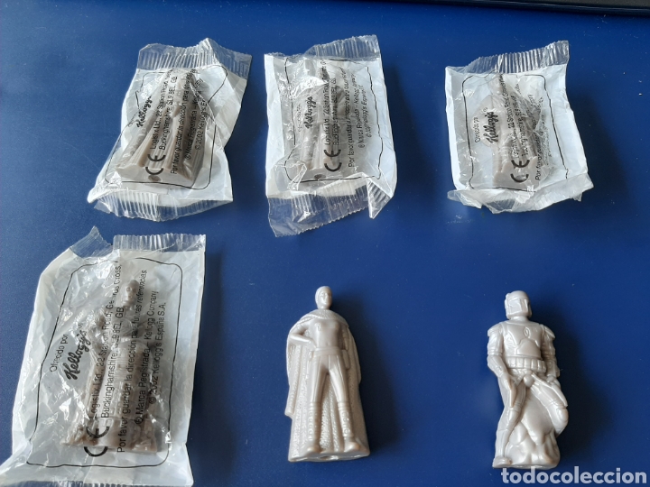 Figuras y mu&ntilde;ecos Star Wars: Lote completo 6 figuras con visor Kellogs star wars 2002 - Foto 1
